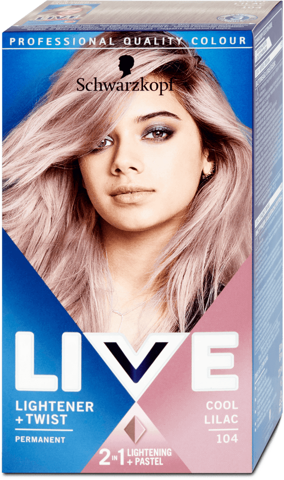 Schwarzkopf Live Live hair color Cool Lilac 104
