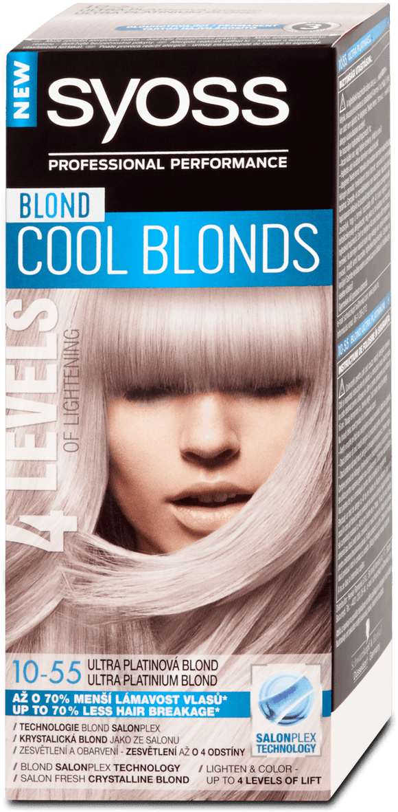 Syoss 10-55 Ultra Platinum Blond Hair color