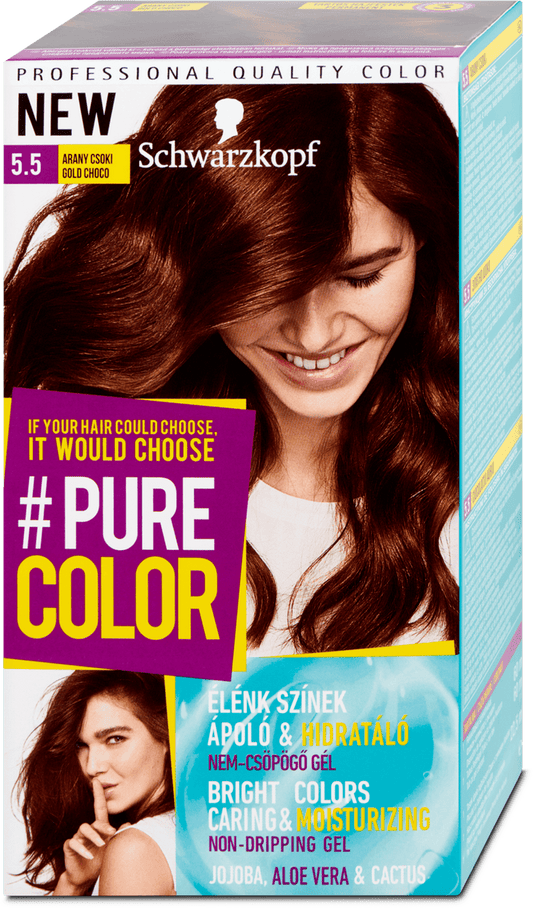 Schwarzkopf Pure Color Hair Color Brown 5.0, 142.5 ml
