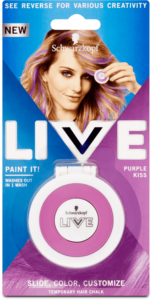 Schwarzkopf Live Paint it! washable chalk Purple Kiss, 3.5 g