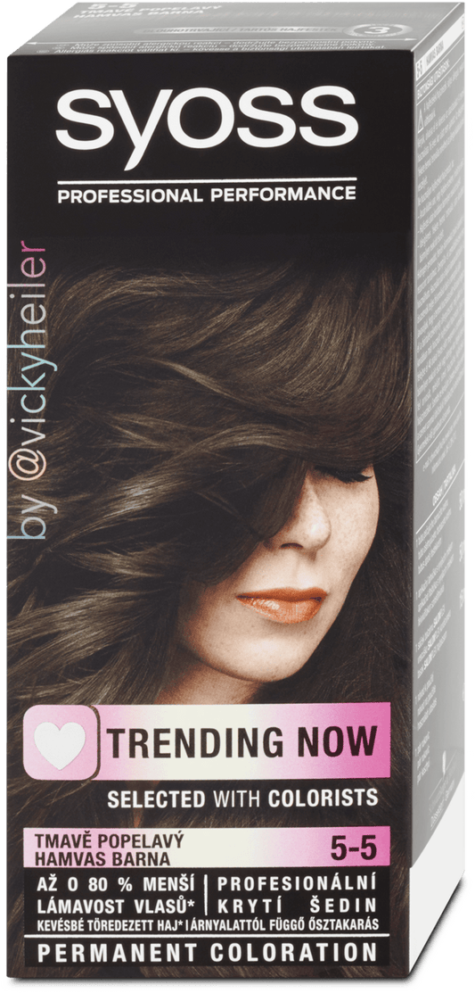 Syoss hair color Dark Ash 5-5