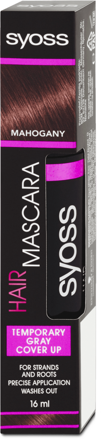 Syoss Mahogany hair mascara, 16 ml