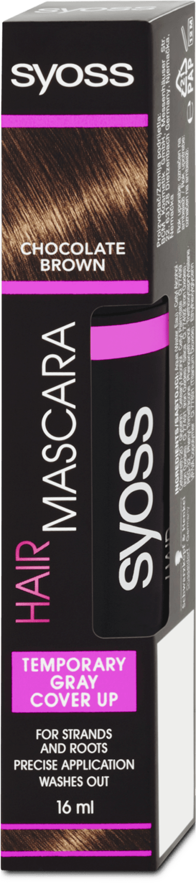 Syoss Chocolate Brown hair mascara, 16 ml