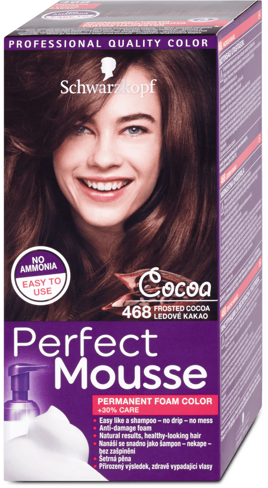 Schwarzkopf Perfect Mousse hair color Ice cocoa 468