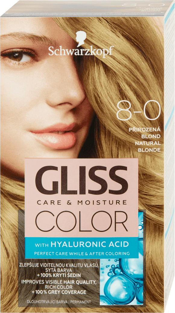Schwarzkopf Gliss Hair Color Natural Blond 8-0