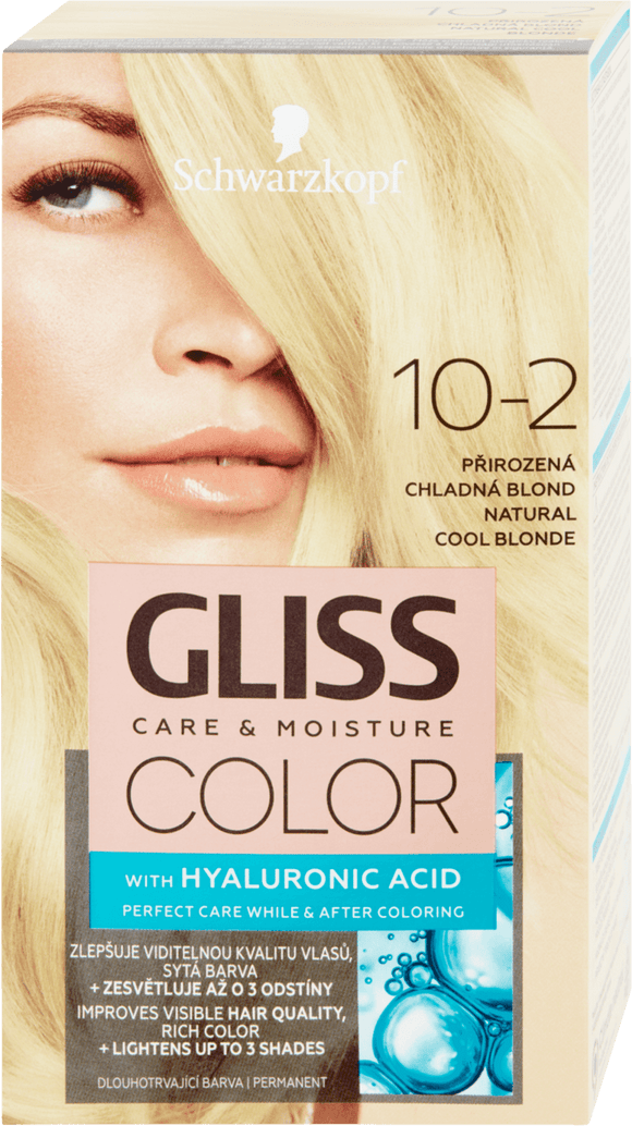 Schwarzkopf Gliss Hair Color Natural Cool Blond 10-2