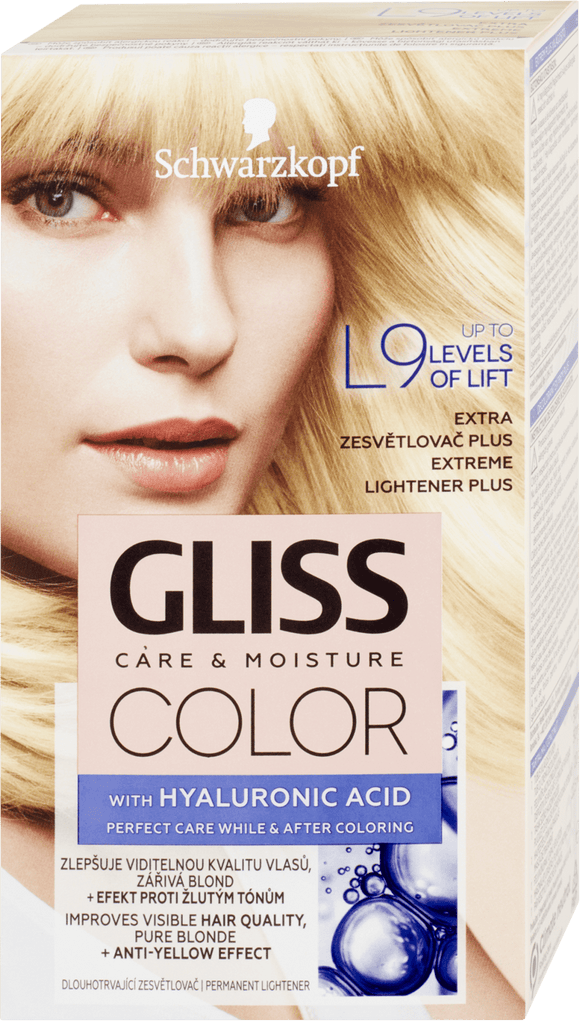 Schwarzkopf Gliss Hair Color lightener Plus L9