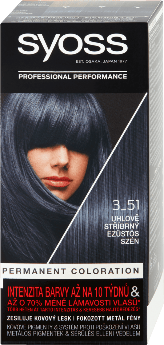 Syoss hair color Charcoal 3-51