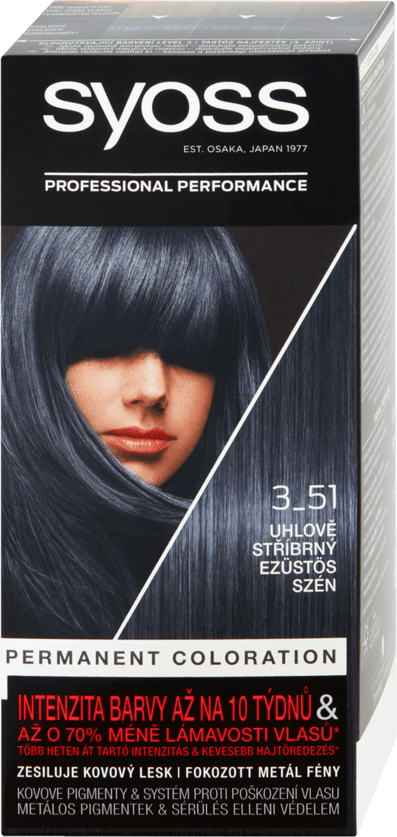 Syoss hair color Charcoal 3-51