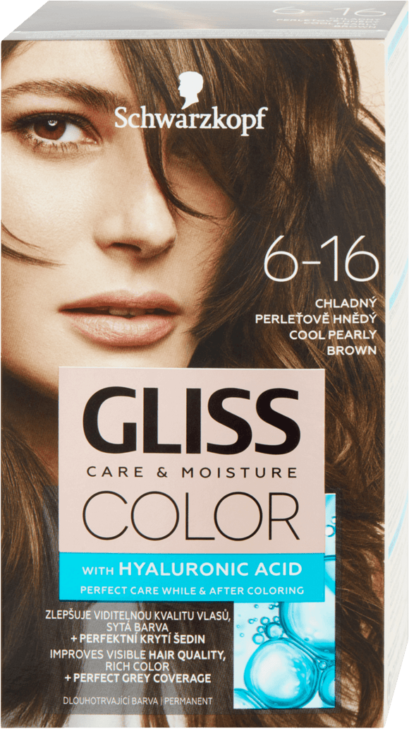 Schwarzkopf Gliss Hair Color Cool Pearly Brown 6-16