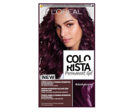 L´Oréal Paris Colorista permanent hair coloring gel Dark Purple