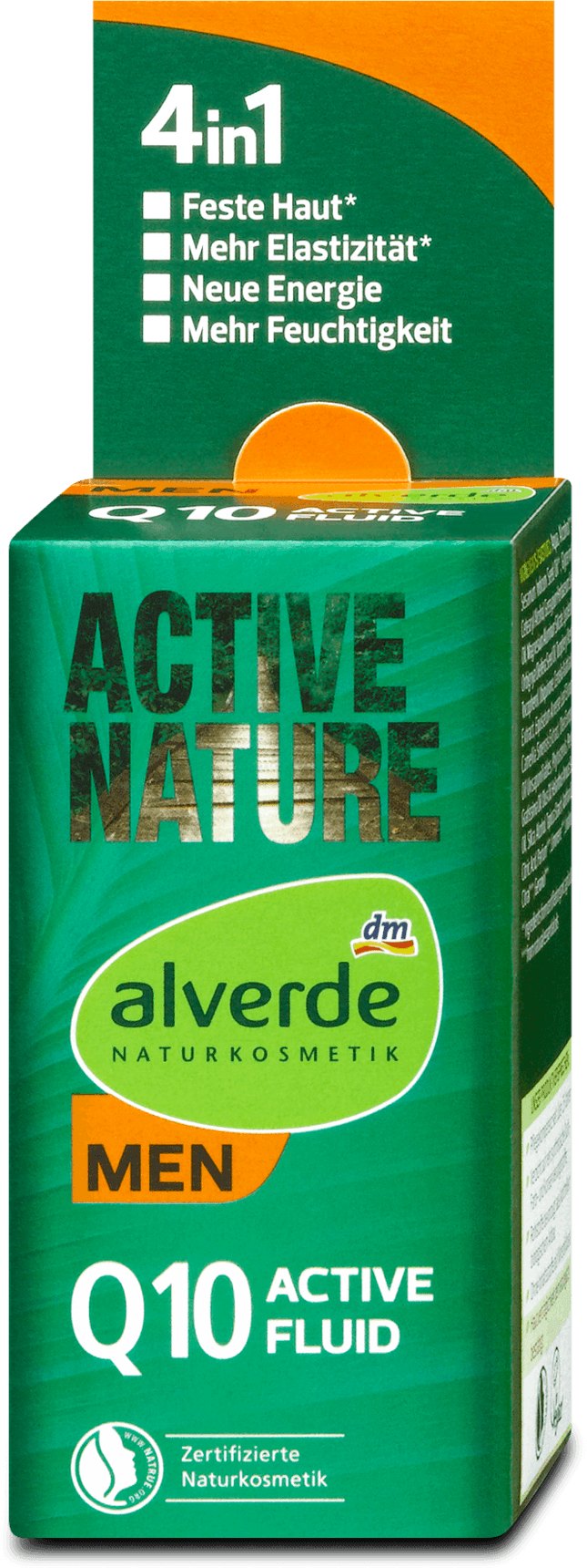 alverde NATURKOSMETIK MEN Facial Fluid Active 4in1, 50 ml