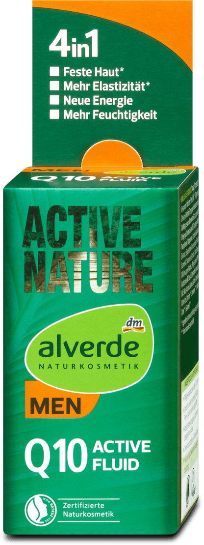 alverde NATURKOSMETIK MEN Facial Fluid Active 4in1, 50 ml
