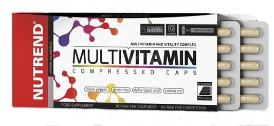 Nutrend Multivitamin Compressed Caps, 60 capsules