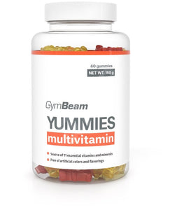 GymBeam Multivitamin Yummies 60 jellies, orange lemon cherry