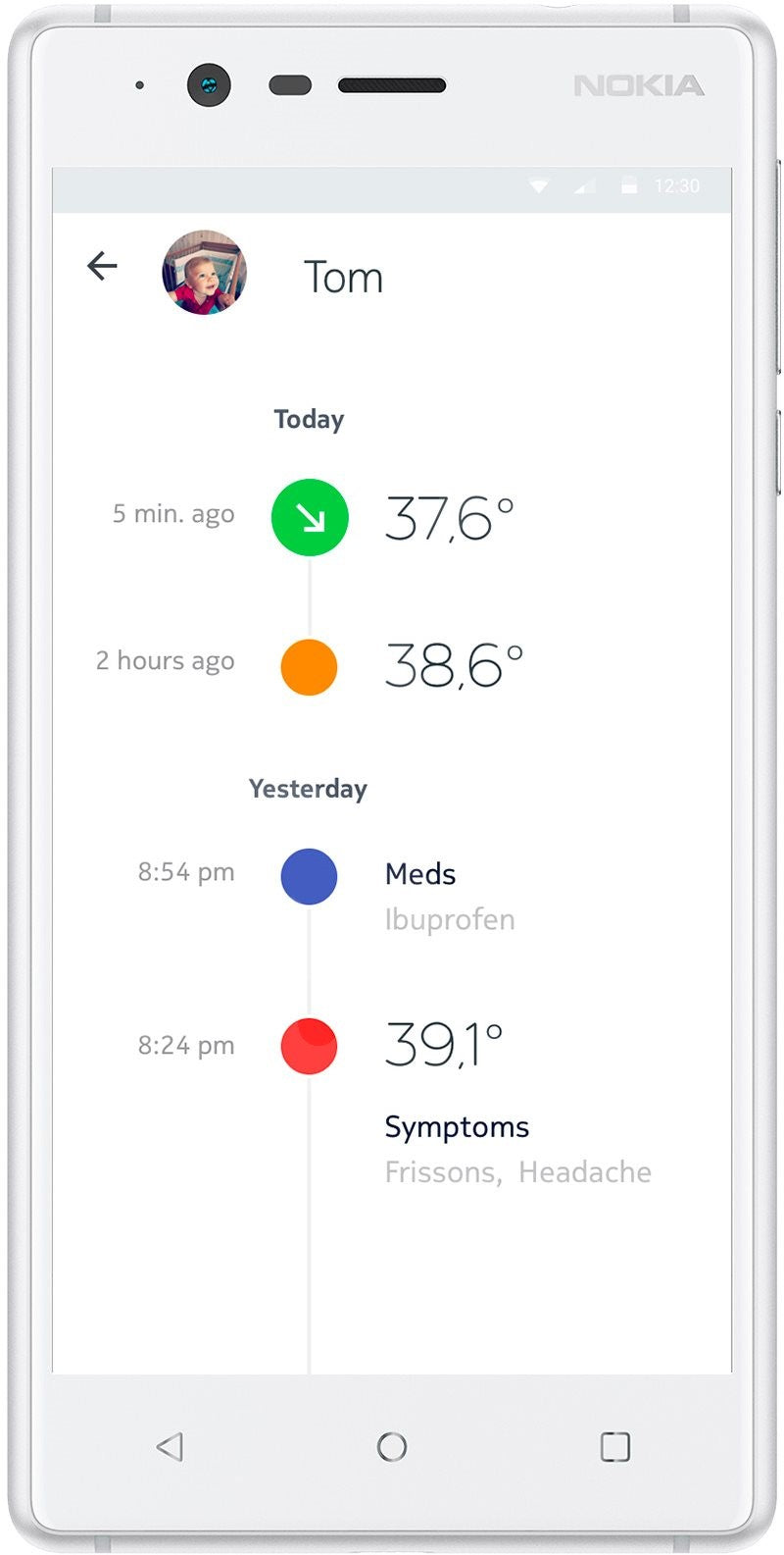 Nokia Thermo non-contact infrared thermometer