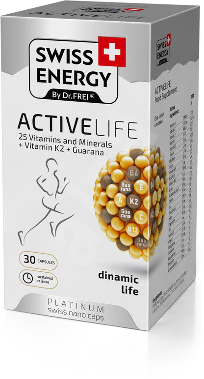 Swiss Energy By Dr. Frei Activelife, 30 capsules