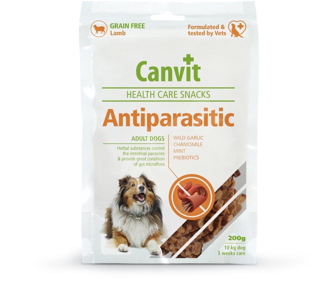 Canvit Snacks Anti-Parasitic 200g