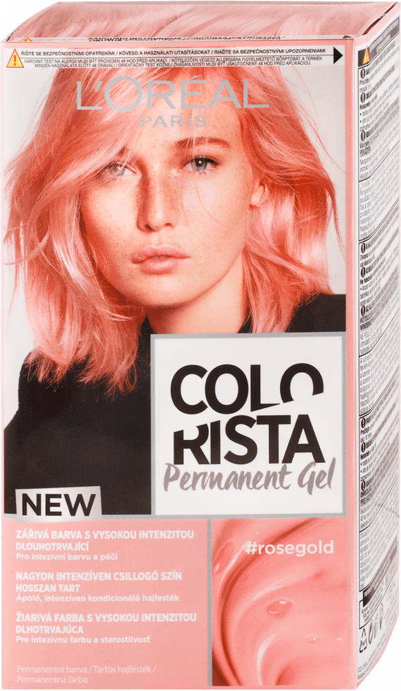 L'Oréal Paris Colorista Rosegold permanent hair coloring gel
