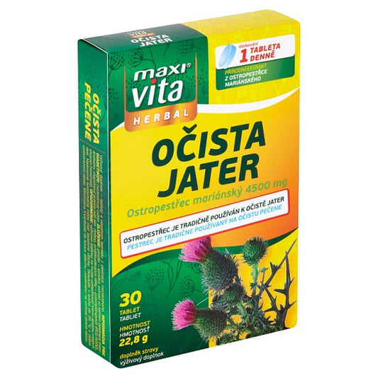 Maxivita liver cleansing tablets, 30 pcs