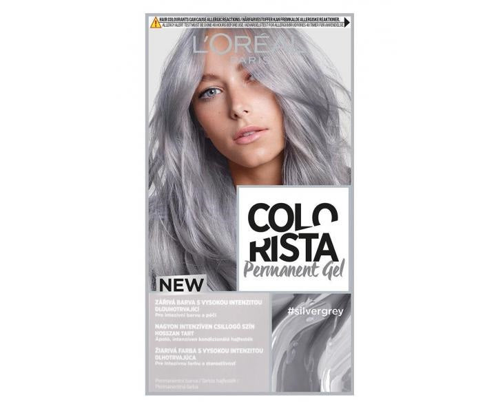 L'Oréal Paris Colorista permanent hair coloring gel Silvergrey