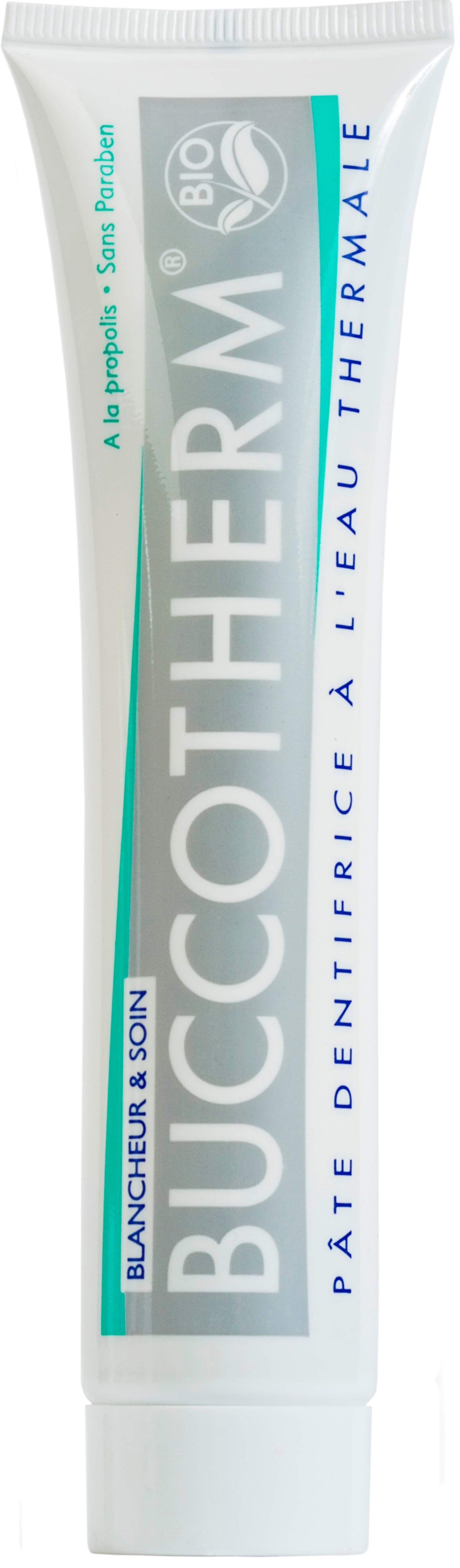 BUCCOTHERM Whitening & Care Toothpaste Organic Certified 75ML, MINT FLAVOUR