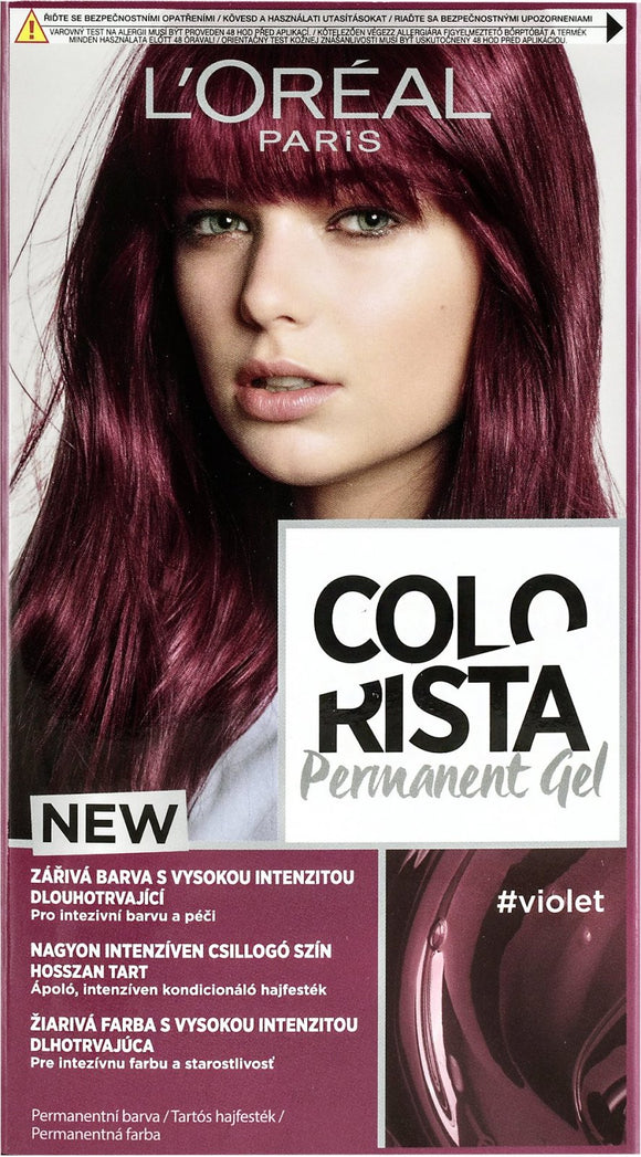 L'Oréal Paris Colorista Violet permanent hair coloring gel