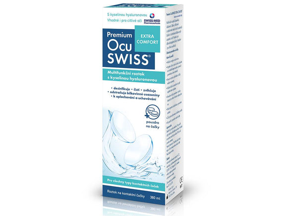Premium Ocuswiss® Extra Comfort contact lens solution 380 ml