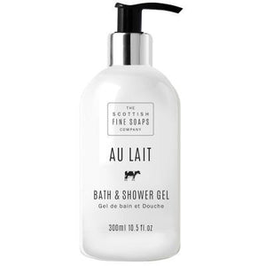 Scottish Fine Soaps Au Lait bath and shower gel 300 ml