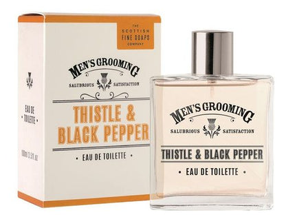 Scottish Fine Soaps Black pepper and milk thistle men's eau de toilette 100 ml