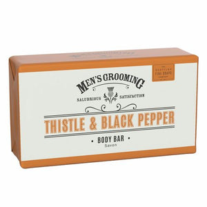 Scottish Fine Soaps Black pepper and milk thistle men's body soap 200 g
