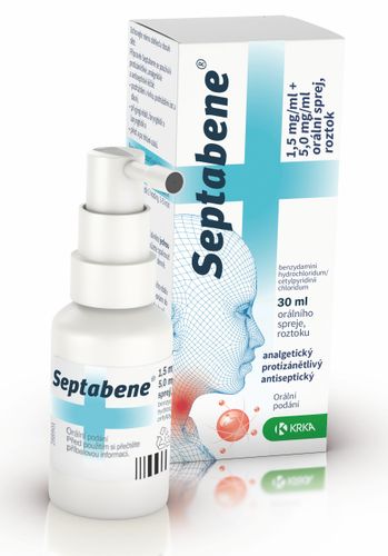 Septabene 1.5 mg / ml + 5.0 mg / ml oral spray 30 ml