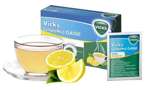 Vicks SymptoMed Classic 500 mg / 12.2 mg lemon 14 sachets