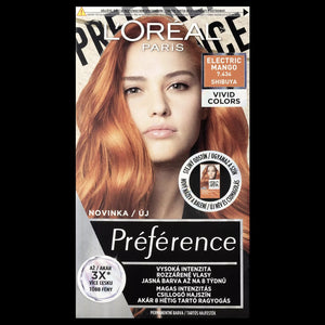 L'Oreal Paris Preference VIVID COLORS hair color 7.434 elect mango
