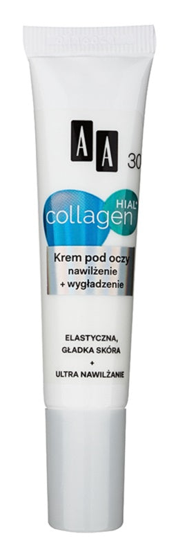 AA Cosmetics Collagen HIAL+ moisturizing and smoothing eye cream 30+