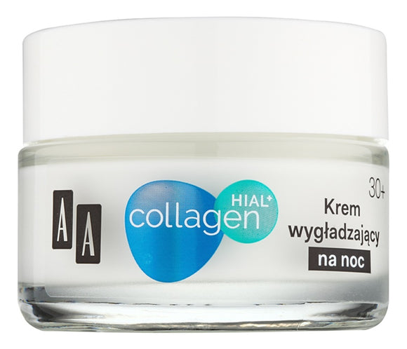 AA Cosmetics Collagen HIAL+ night smoothing cream 30+