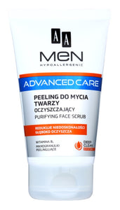 AA Cosmetics Men Advanced Care purifying face scrub 150ml