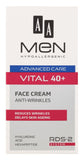 AA Cosmetics Men Vital 40+ anti-wrinkle anti-aging cream 50ml