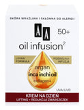 AA Cosmetics Oil Infusion2 Argan Inca Inchi 50+ daily lifting anti-wrinkle cream 50ml