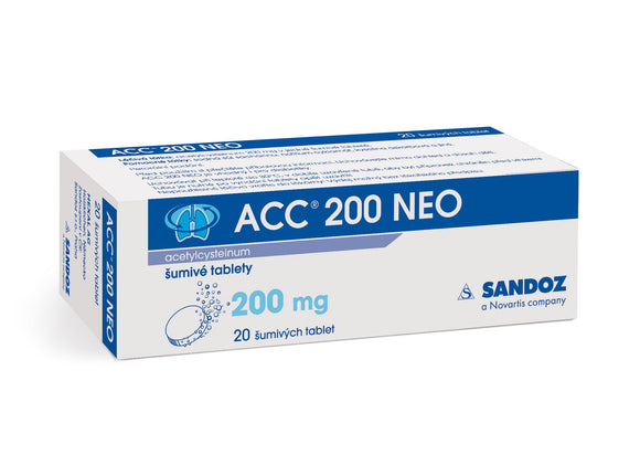 Sandoz ACC 200 NEO mg 20 dissolving tablets - mydrxm.com