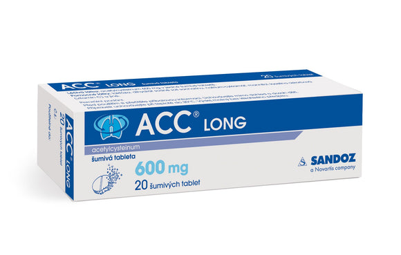 Sandoz ACC LONG 600 mg 20 dissolving tablets - mydrxm.com