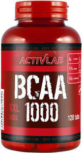 Activlab BCAA 1000 XXL 120 tablets for people with physical stress, recreational and professional athlete - mydrxm.com