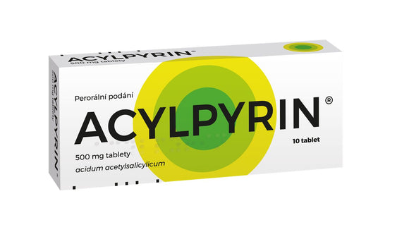 Acylpyrin 10 tablets pain relief and reduce fever - mydrxm.com