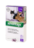 Advantage 80 mg spot-on spot-on solution for large cats and rabbits 1 x 0.8 ml - mydrxm.com