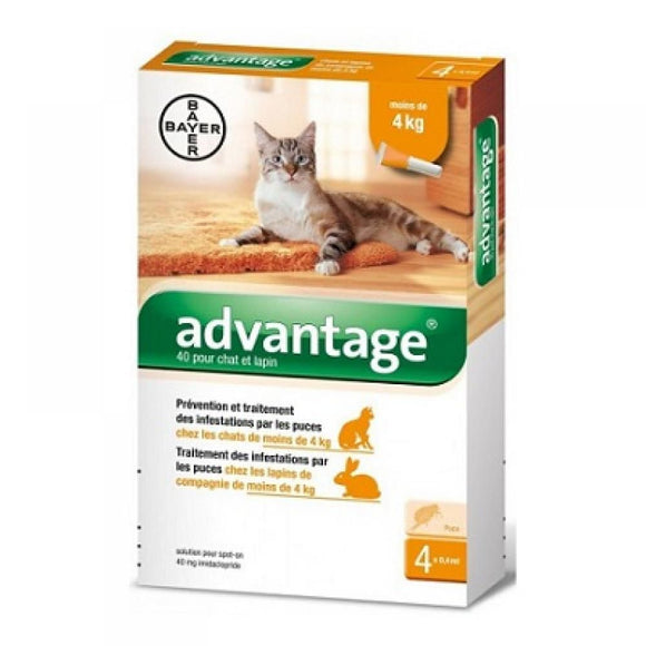 Advantage for spot-on cats 4x0.4 ml - mydrxm.com