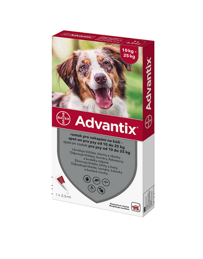 Advantix Spot On Medium 10-25 kg