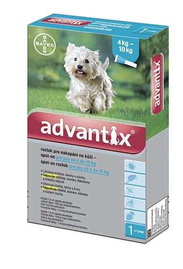 Advantix for dogs 4-10 kg spot-on 1x1 ml - mydrxm.com