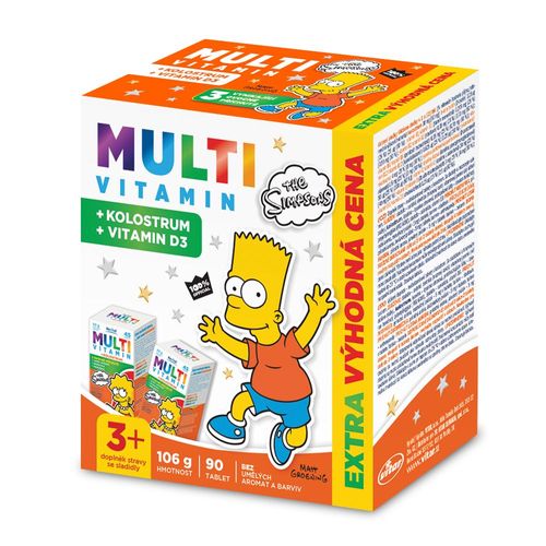 The Simpsons Multivitamin + Colostrum 90 tablets