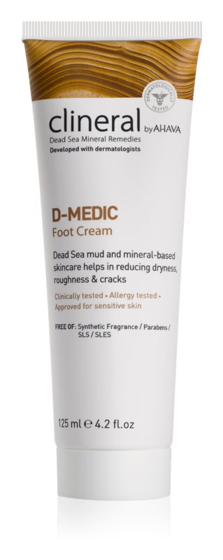 AHAVA Clineral D-MEDIC foot cream 125 ml