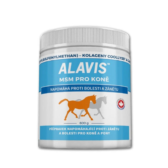 Alavis MSM for horses 600 g against inflammation and pain - mydrxm.com